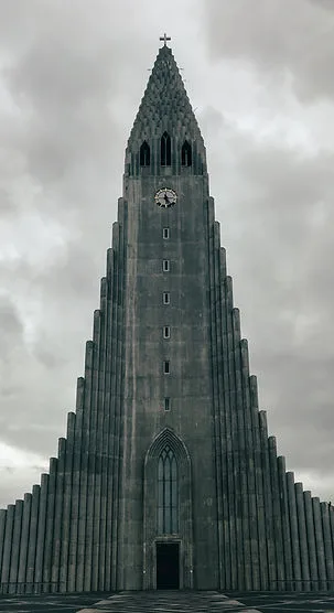 Hallgrímskirkja church in Reykjavík